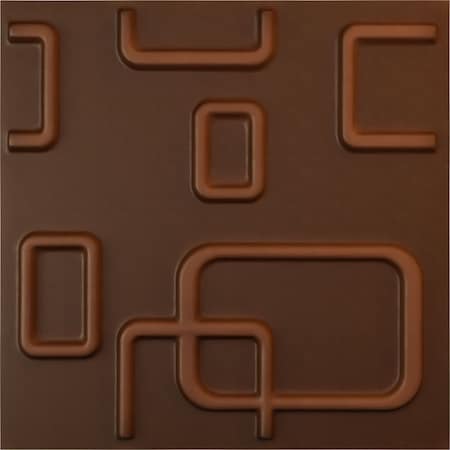 11 7/8in. W X 11 7/8in. H Oslo EnduraWall Decorative 3D Wall Panel, Total 11.76 Sq. Ft., 12PK